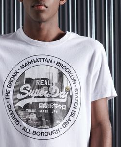 New York Superdry Optic Photo T-Shirt