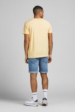 Camiseta con print branding & hojas palmera engomado Jack & Jones Sahara Sun