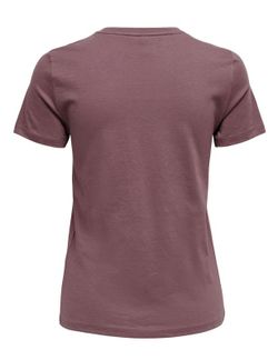 Camiseta con print & perlas Only Rose