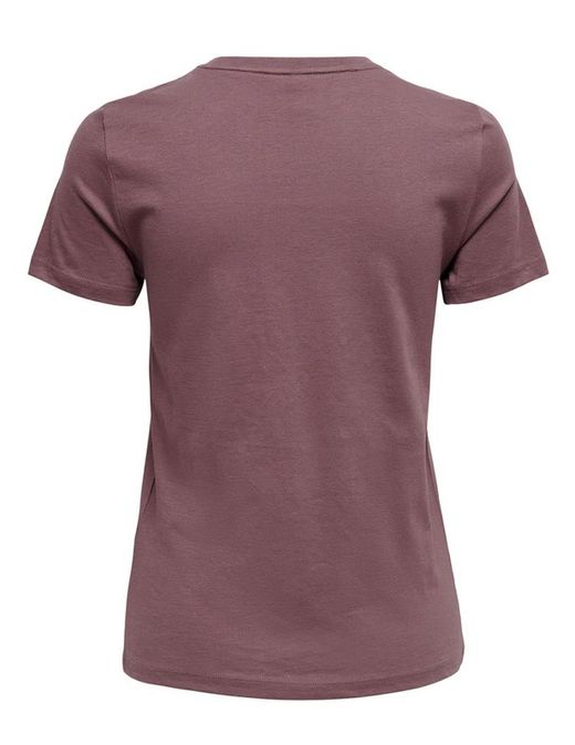 Camiseta con print & perlas Only Rose