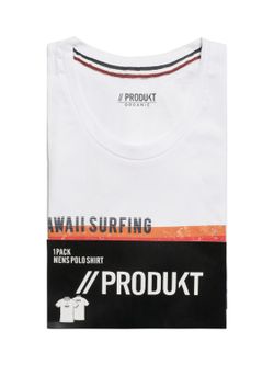 Camiseta con serigrafía colores Produkt White