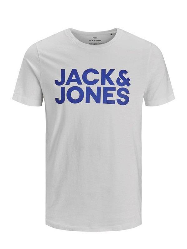 Camiseta cuello redondo con letras logo Jack & Jones — Pep Serra street wear
