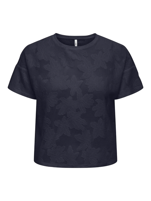 Camiseta de m/c calada con flores Only Night Sky