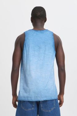 Camiseta de tirantes con bolsillo con efecto desgastado Blend Of America Blue Aster