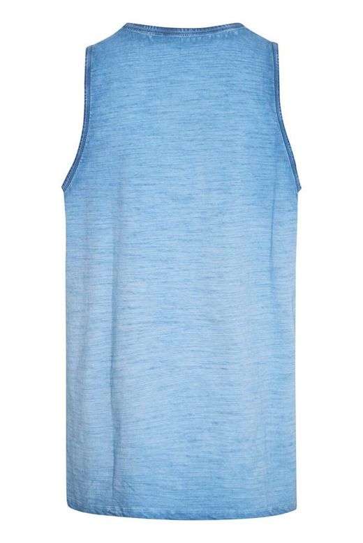 Camiseta de tirantes con bolsillo con efecto desgastado Blend Of America Blue Aster