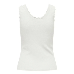 Camiseta de tirantes con detalle metalizado Only Cloud Dancer