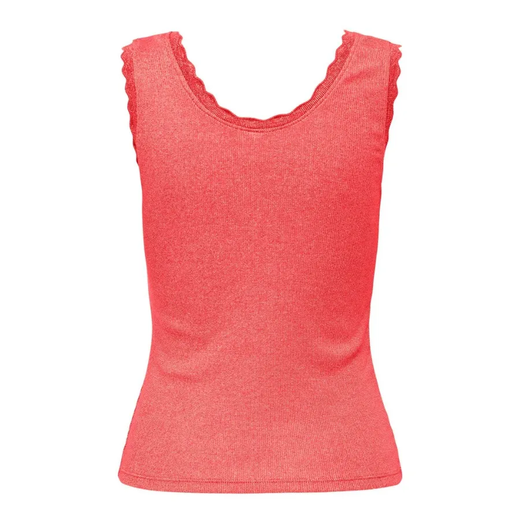 Camiseta de tirantes con detalle metalizado Only Dubarry