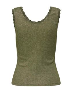 Camiseta de tirantes con detalle metalizado Only Kalamata