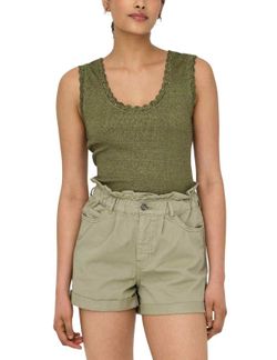 Camiseta de tirantes con detalle metalizado Only Kalamata