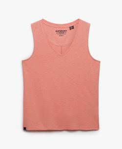 Camiseta de tirantes de cuello pico Superdry Peach Whip