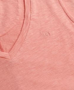 Camiseta de tirantes de cuello pico Superdry Peach Whip