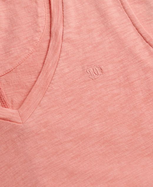 Camiseta de tirantes de cuello pico Superdry Peach Whip