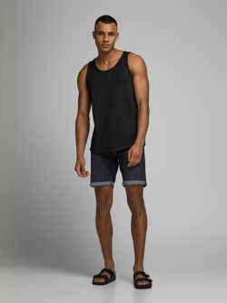 Plain Tank Top with Jack & Jones Tap Shoe Pocket