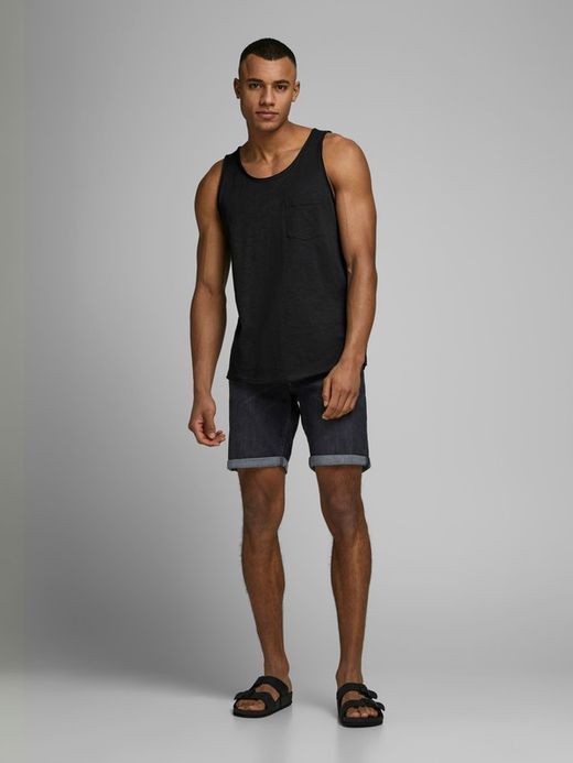 Plain Tank Top with Jack & Jones Tap Shoe Pocket