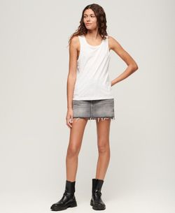 Camiseta de tirantes lisa Superdry Optic