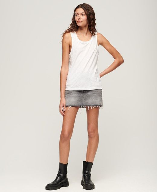 Camiseta de tirantes lisa Superdry Optic