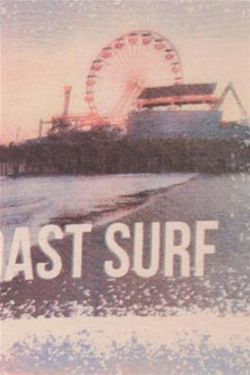 Camiseta desgastada con dibujo paisaje Blend Of America Pale Blush Pink