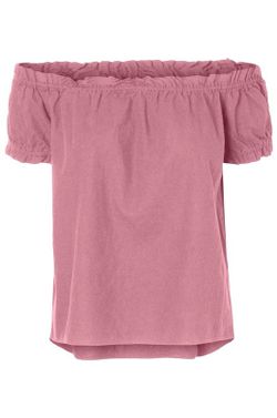 Plain top with elastic bands on shoulders Vero Moda Foxglobe