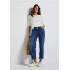 Camiseta m. 3/4 de cuello pico Street One Off White
