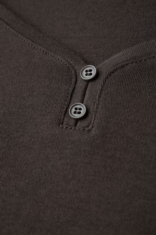 Camiseta manga 3/4 botones Street One Deep Roast