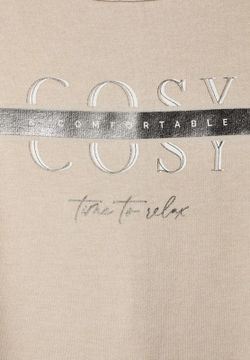 Camiseta manga 3/4 con print Cosy Street One Sand