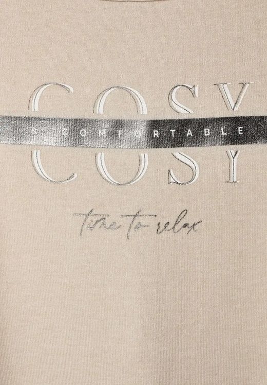 Camiseta manga 3/4 con print Cosy Street One Sand