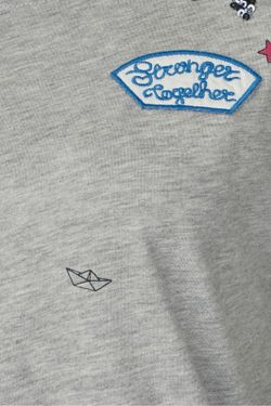 Street One Cyber Grey Kurzarm Schild T-Shirt