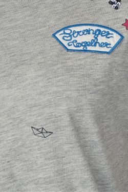 Street One Cyber Grey Kurzarm Schild T-Shirt