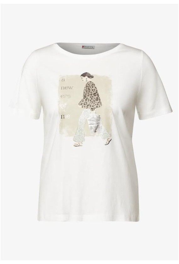 Camiseta m/c A new era of me Street One Off White 32