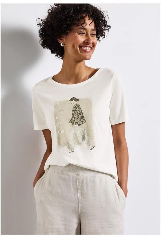 Camiseta m/c A new era of me Street One Off White