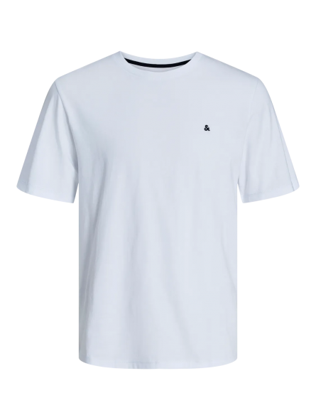 Camiseta m/c básica Jack & Jones White