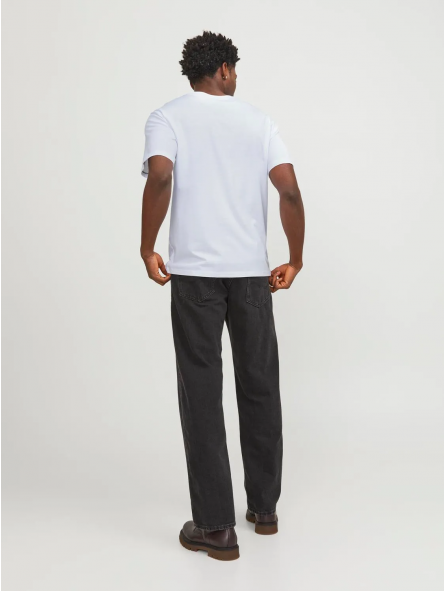 Camiseta m/c básica Jack & Jones White