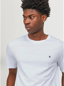 Camiseta m/c básica Jack & Jones White