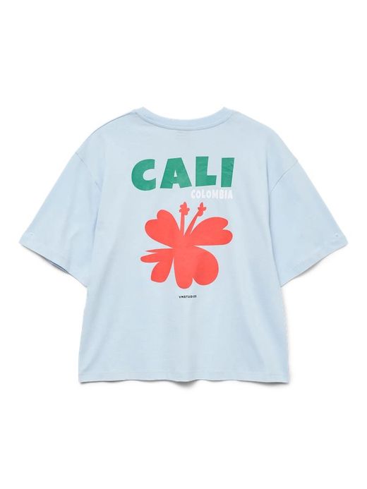 Camiseta m/c Cali Colombia Vero Moda Sky Blue