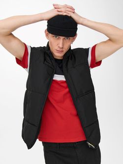 Camiseta m/c combinada tricolor Only & Sons Dark Navy