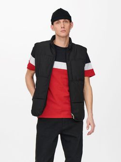 Camiseta m/c combinada tricolor Only & Sons Dark Navy