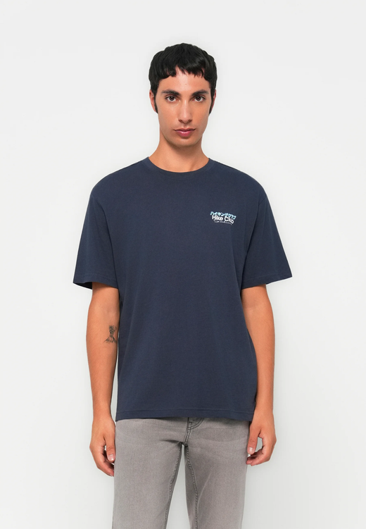 Camiseta m/c con backprint Hike club Only & Sons Blue Nights