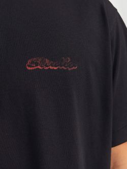 Camiseta m/c con backprint multicolor Jack & Jones Black