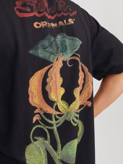 Camiseta m/c con backprint multicolor Jack & Jones Black
