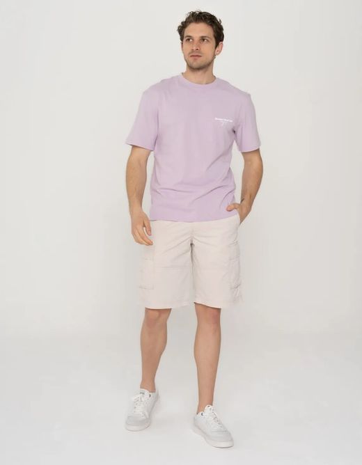 Camiseta m/c con Backprint multicolor Jack & Jones Lavender