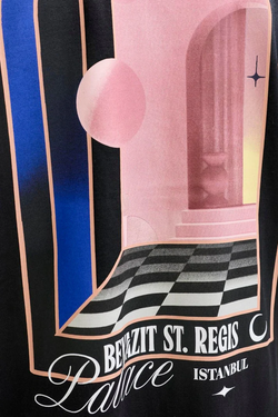 Camiseta m/c con backprint Palace Jack & Jones Black