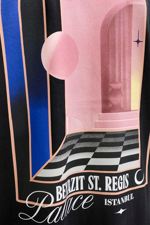 Camiseta m/c con backprint Palace Jack & Jones Black