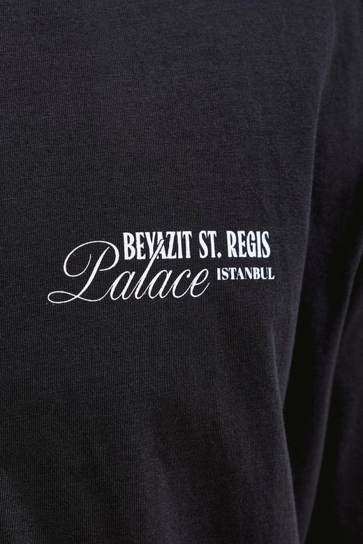 Camiseta m/c con backprint Palace Jack & Jones Black