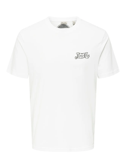 Camiseta m/c con backprint Pepsi Cola Only & Sons Bright White