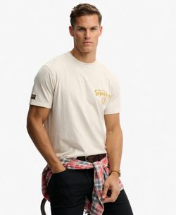 Camiseta m/c con backprint tigre & dragón Superdry Rainy Day