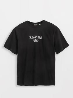 Camiseta m/c con backprint Zamna Only & Sons Jet Black