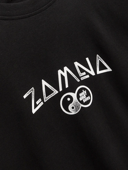 Camiseta m/c con backprint Zamna Only & Sons Jet Black