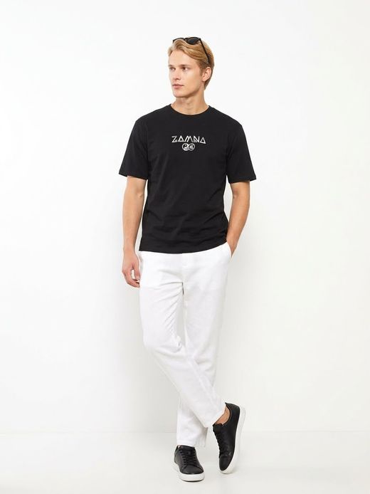 Camiseta m/c con backprint Zamna Only & Sons Jet Black