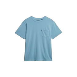Camiseta m/c con bolsillo de aspecto envejecido Superdry Sunset Blue