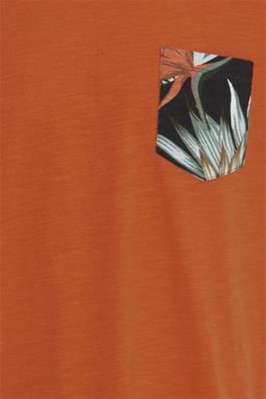 Camiseta m/c con bolsillo estampado Blend Of America Orange